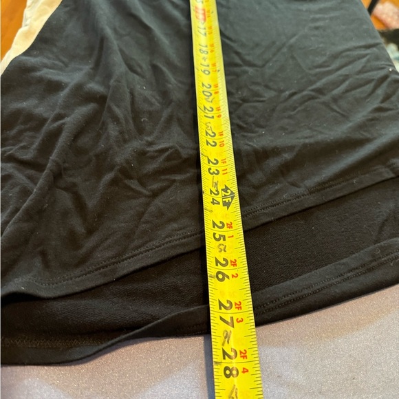 Red 23 Cream and Black Relaxed Asymmetrical Blouse - Picture 5 of 7